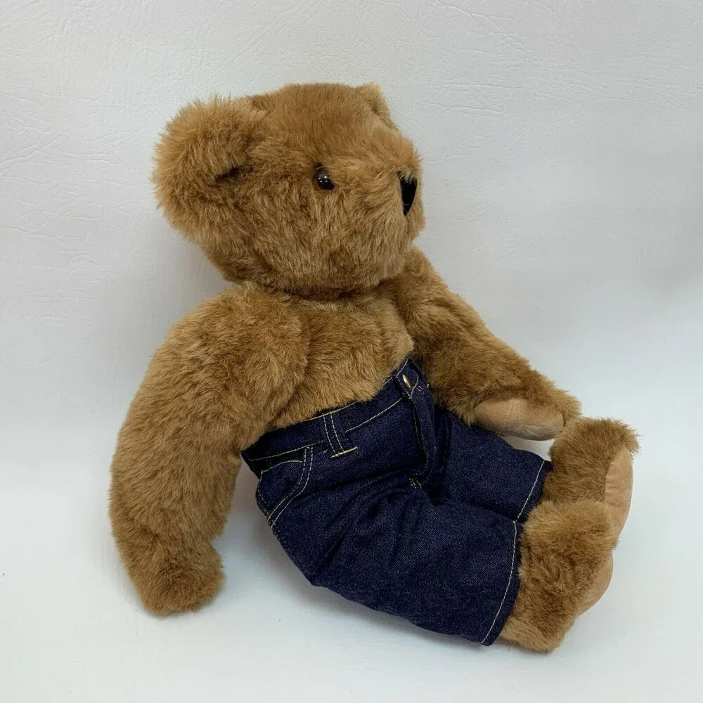 The Vermont Teddy Bear Company Plush Stuffed Animal Brown Arm‎ Tattoo Love